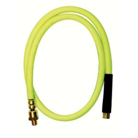 Legacy Legacy Mfg. HFZ3804YW2B Zilla Whip 0.3 8 in. x 4 Ball Swivel Whip Hose LEG-HFZ3804YW2B